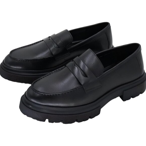 Steve Madden Mens Akkron Lug Loafer Black US 9M main image 5